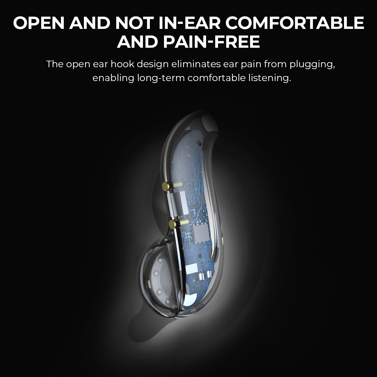 Open-ear Bluetooth Headphones  - đánh giá và giá Earbuds Charging Case
