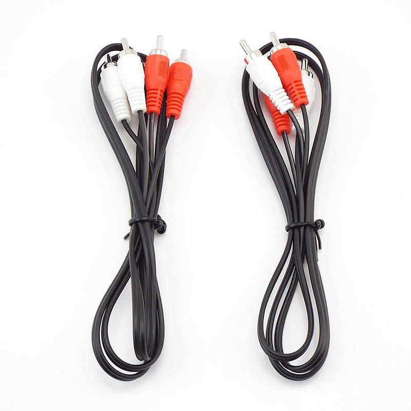 1m-5m Dual 2RCA 2 RCA Male to  - đánh giá và giá Audio Splitter Y