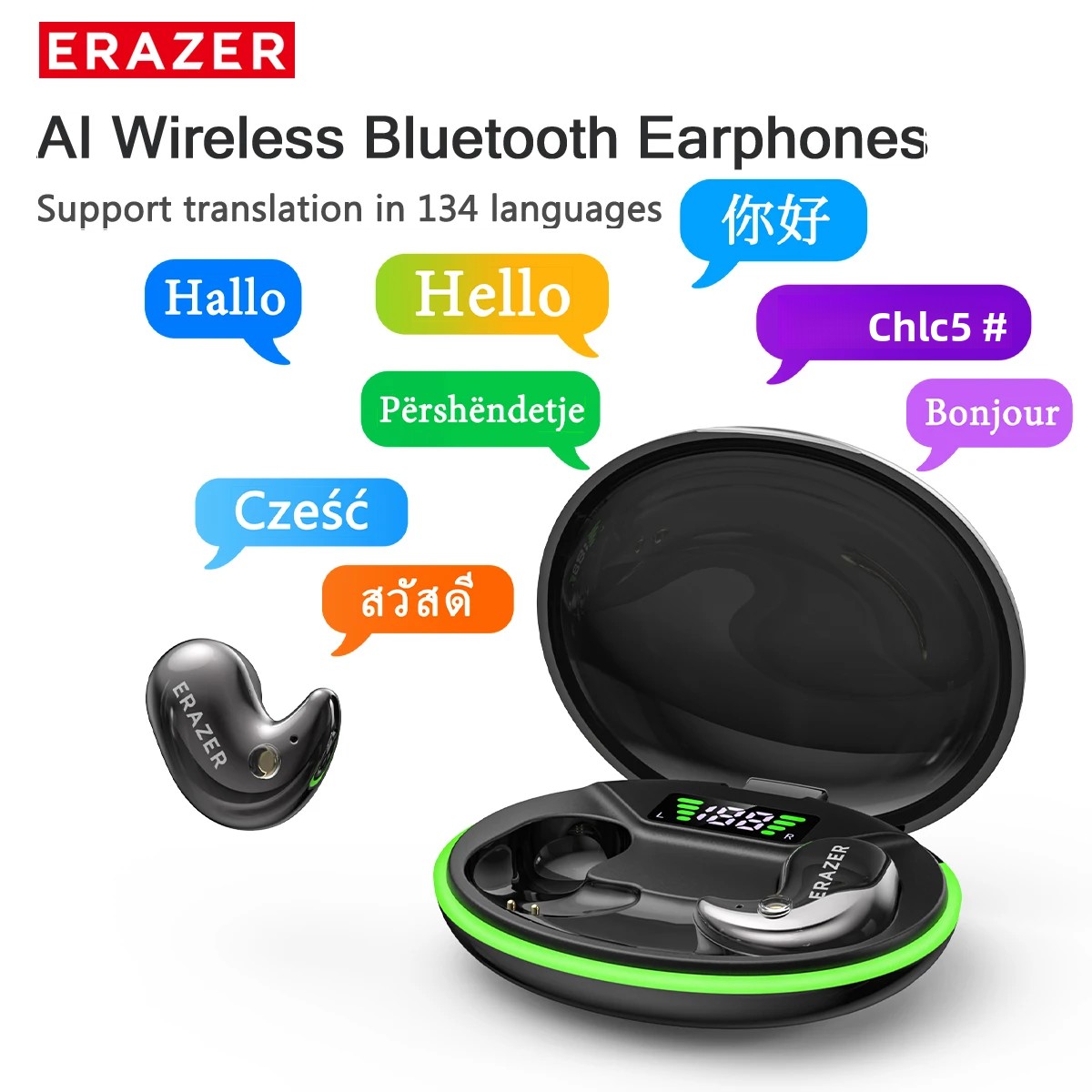 EARZER XF58 In-Ear Bluetooth H - đánh giá và giá Earbuds Charging Case